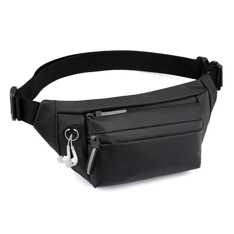 

Men Fanny Pack Outdoor Sports Running Cycling Waist Bag Pack Fashion Shoulder Belt Bag Travel Phone Pouch Bags For Male