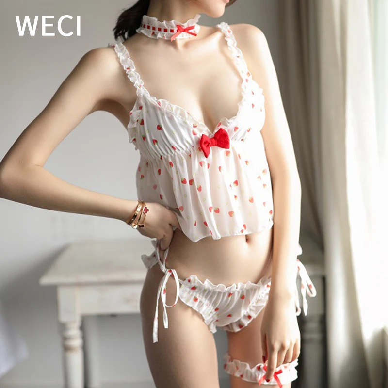 Женская ночная рубашка WECI, камисоль, пеньюар, женская пижама с шелковыми шортами, кавайное Нижнее Белье для сна, топы, ночная рубашка, сексуальная одежда
Женская ночная рубашка WECI, камисоль, пеньюар, женская пижама с шелковыми шортами, кавайное Нижнее Белье для сна, топы, ночная рубашка, сексуальная одежда