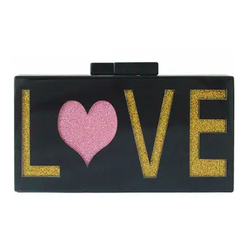 Women Acrylic Clutch Love Patchwork Evening Bag Party Handbag Bridal Purse 35EF
Women Acrylic Clutch Love Patchwork Evening Bag Party Handbag Bridal Purse 35EF