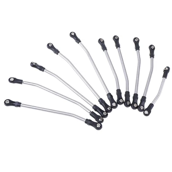 Metal Steering Links with Plastic Tie Rods Ends for 1/10 Axial SCX10 II 90046 90047 90075 RC Crawler Car Parts 
Metal Steering Links with Plastic Tie Rods Ends for 1/10 Axial SCX10 II 90046 90047 90075 RC Crawler Car Parts