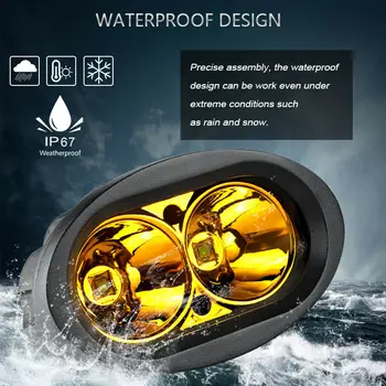 2pcs 4\"inch LED Work Light Spot Pods Yellow/white Driving Offroad Fog Lamp For Truck ATV UTV Motorcycle 20W 12-24V DC 3000K
2pcs 4\"inch LED Work Light Spot Pods Yellow/white Driving Offroad Fog Lamp For Truck ATV UTV Motorcycle 20W 12-24V DC 3000K