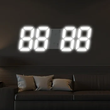 3D LED Wall Clock Modern Design Digital Table Clock Alarm Nightlight Watch For Home Living Room Decoration
3D LED Wall Clock Modern Design Digital Table Clock Alarm Nightlight Watch For Home Living Room Decoration
