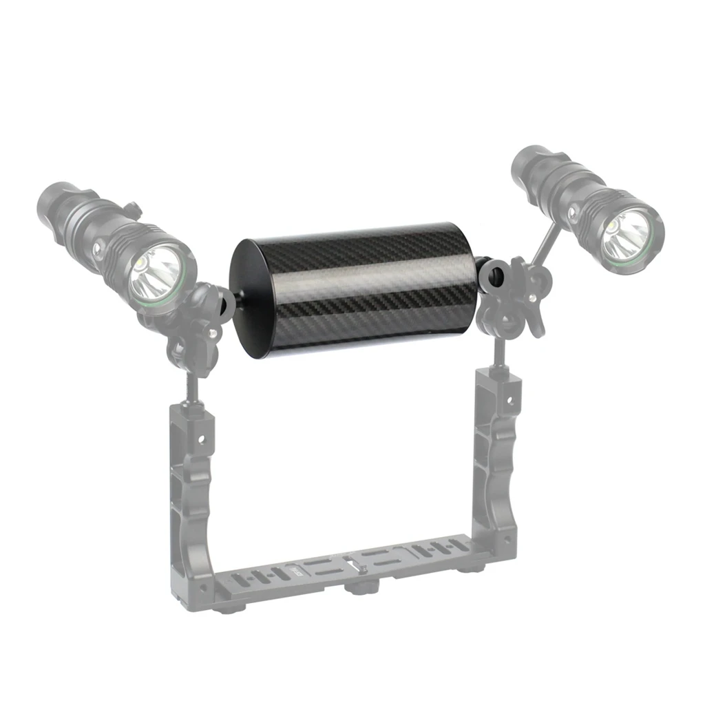 Professional Carbon Fiber Underwater Float Arm Mount for Video Light/Strobe Mounting Bracket (8 inches)
Professional Carbon Fiber Underwater Float Arm Mount for Video Light/Strobe Mounting Bracket (8 inches)