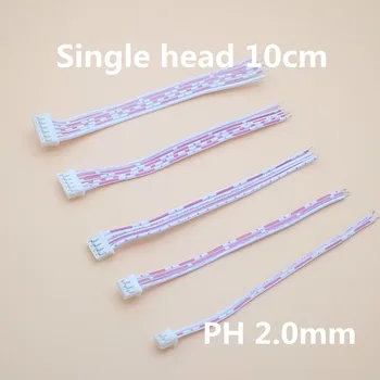 100pcs/lot PH2.0 single head red white cable 2P 3P 4P 5P10P2.0MM pitch length 10CM 26AWG 
100pcs/lot PH2.0 single head red white cable 2P 3P 4P 5P10P2.0MM pitch length 10CM 26AWG
