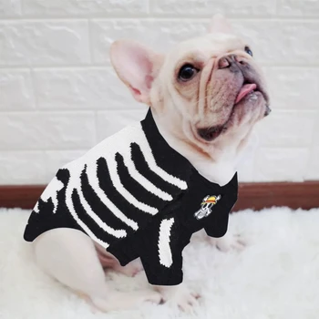 Halloween Skull Dog Christmas Sweater Pet Clothes Winter Warm Coat Puppy Cat Costumes Pets Apparel for Small Dogs Chihuahua
Halloween Skull Dog Christmas Sweater Pet Clothes Winter Warm Coat Puppy Cat Costumes Pets Apparel for Small Dogs Chihuahua