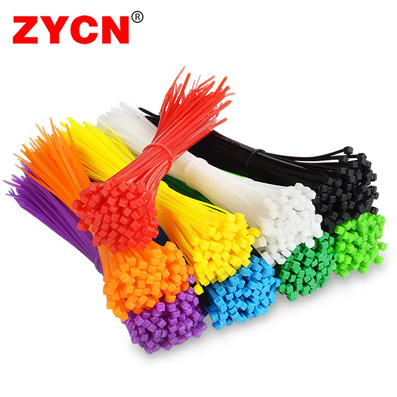 Cable Tie 100pcs/pack Self-locking Nylon wire binding wrap straps 8 color 3*200mm width 2.5mm SGS Certified
Cable Tie 100pcs/pack Self-locking Nylon wire binding wrap straps 8 color 3*200mm width 2.5mm SGS Certified