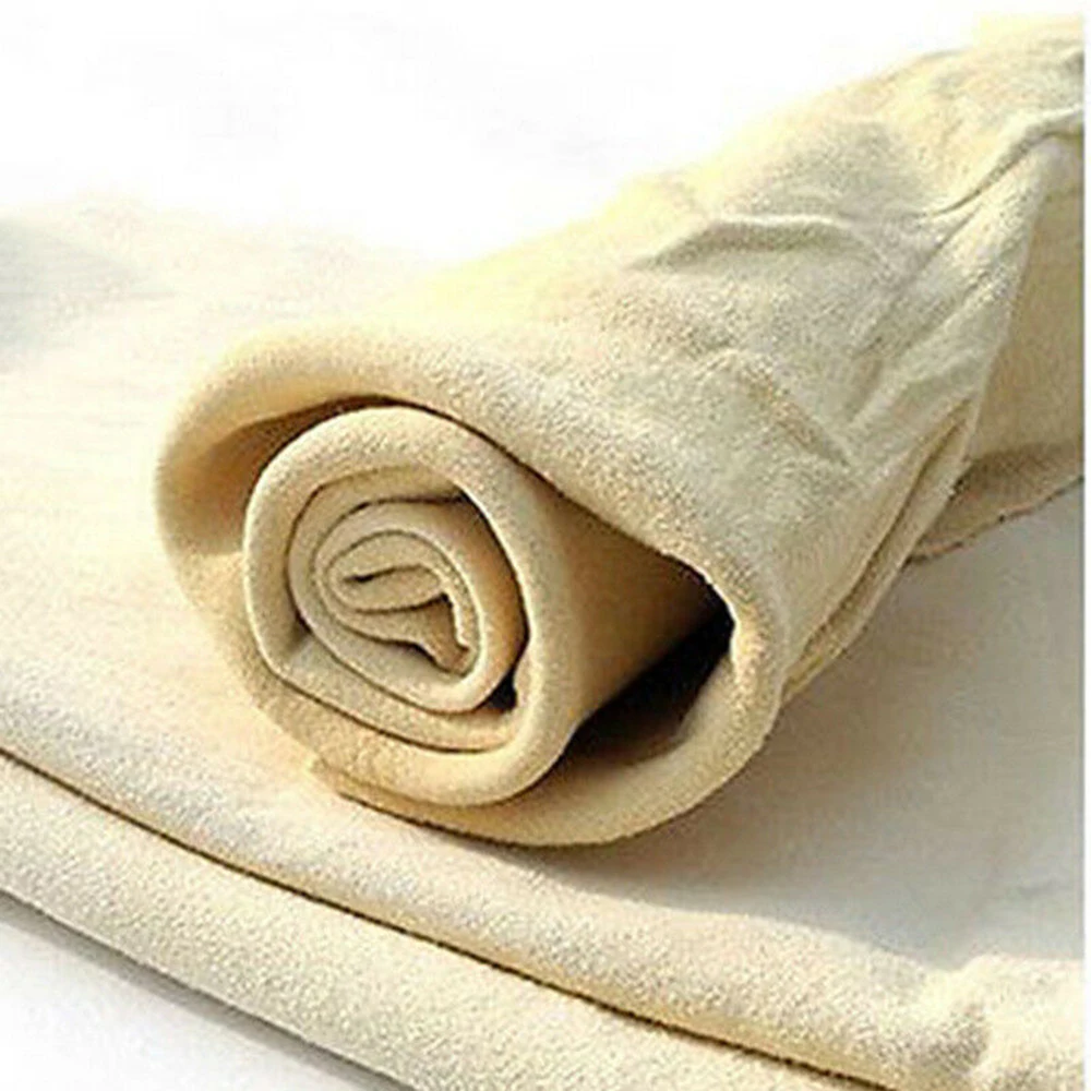 60*90cm Natural Chamois Water Absorbent Wear Resistant Cleaning Towel Cloth For Car Irregular car accessory
60*90cm Natural Chamois Water Absorbent Wear Resistant Cleaning Towel Cloth For Car Irregular car accessory