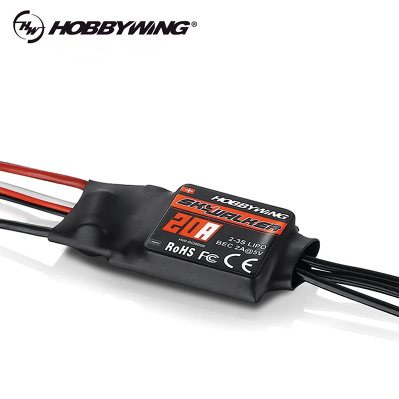 Hobbywing SkyWalker 30A 40A 2-3S LiPo 5 в BEC бесщеточный ESC для радиоуправляемого игрушечного дрона