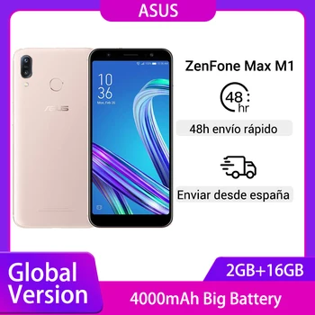 

Global Version ASUS ZenFone Max M1 ZB555KL 4G LTE Mobile Phones 2GB 16GB Android 8.0 5.5'' 4000mAh Dual Rear Camera Smartphone