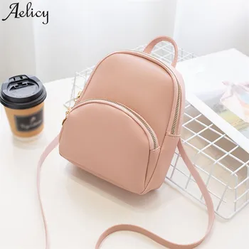 Aelicy backpack women @ elegant leather Headphone hole Girls school Bags Small Travel Bags for ladies mochila feminina drop ship
Aelicy backpack women @ elegant leather Headphone hole Girls school Bags Small Travel Bags for ladies mochila feminina drop ship