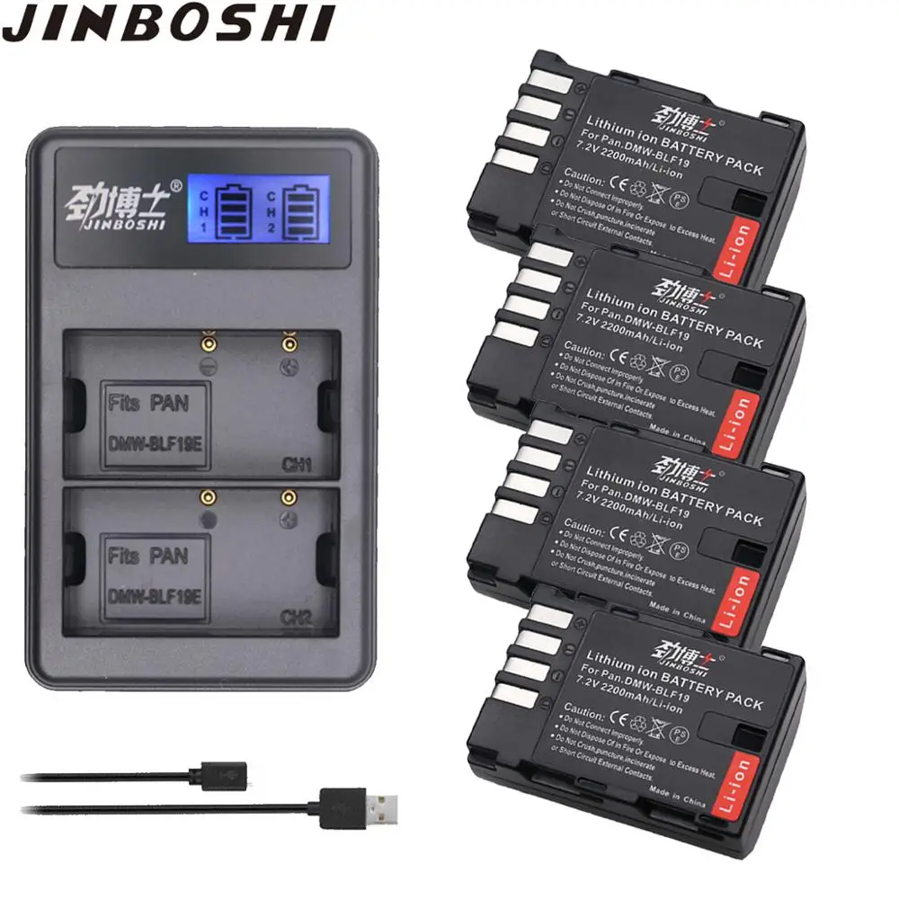 4pcs DMW-BLF19 DMW-BLF19E DMWBLF19E DMW BLF19PP DMW BLF19 BLF19E Battery packs for Panasonic Lumix DMC-GH3 DMC GH3 GH4 GH5 G9
4pcs DMW-BLF19 DMW-BLF19E DMWBLF19E DMW BLF19PP DMW BLF19 BLF19E Battery packs for Panasonic Lumix DMC-GH3 DMC GH3 GH4 GH5 G9