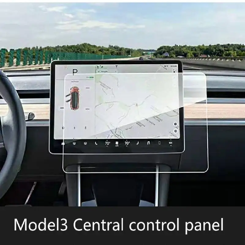 Center Console Navigation and Dashboard Screen Protector Tempered Glass Anti-Scratch Protector for Tesla Model 3/X/S
Center Console Navigation and Dashboard Screen Protector Tempered Glass Anti-Scratch Protector for Tesla Model 3/X/S