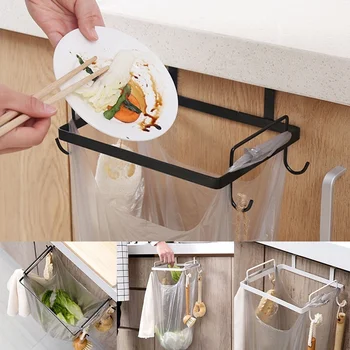 Holder Door Hook Garbage Bags Hanger Cupboard Stand Support Storage Rack Kitchen Accessories Iron Kitchen Storage Trash Bag
Holder Door Hook Garbage Bags Hanger Cupboard Stand Support Storage Rack Kitchen Accessories Iron Kitchen Storage Trash Bag