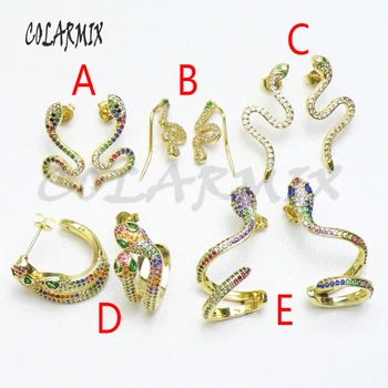 5 pairs fashion Snake earrings multi kinds crystal stud earrings animal women earringd for women 51017
5 pairs fashion Snake earrings multi kinds crystal stud earrings animal women earringd for women 51017