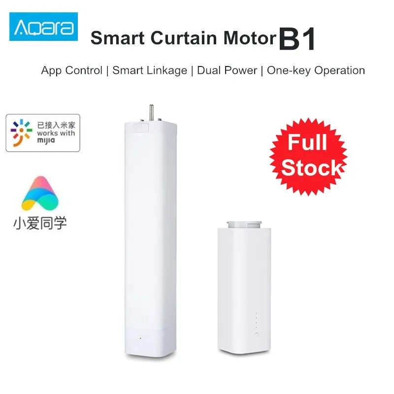 Aqara B1 Smart Curtain Motor Wireless Timing APP Remote Control Smart Motorized Electric Curtain Motor For Smart Home
Aqara B1 Smart Curtain Motor Wireless Timing APP Remote Control Smart Motorized Electric Curtain Motor For Smart Home