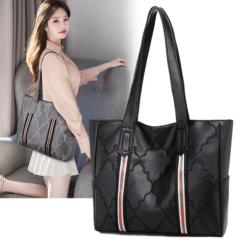 WOMEN'S Bag One-Shoulder Handbag 2017 New Style Large Bag Fashion Large Capacity Glorious Simple Korean-style Versatile
WOMEN'S Bag One-Shoulder Handbag 2017 New Style Large Bag Fashion Large Capacity Glorious Simple Korean-style Versatile
