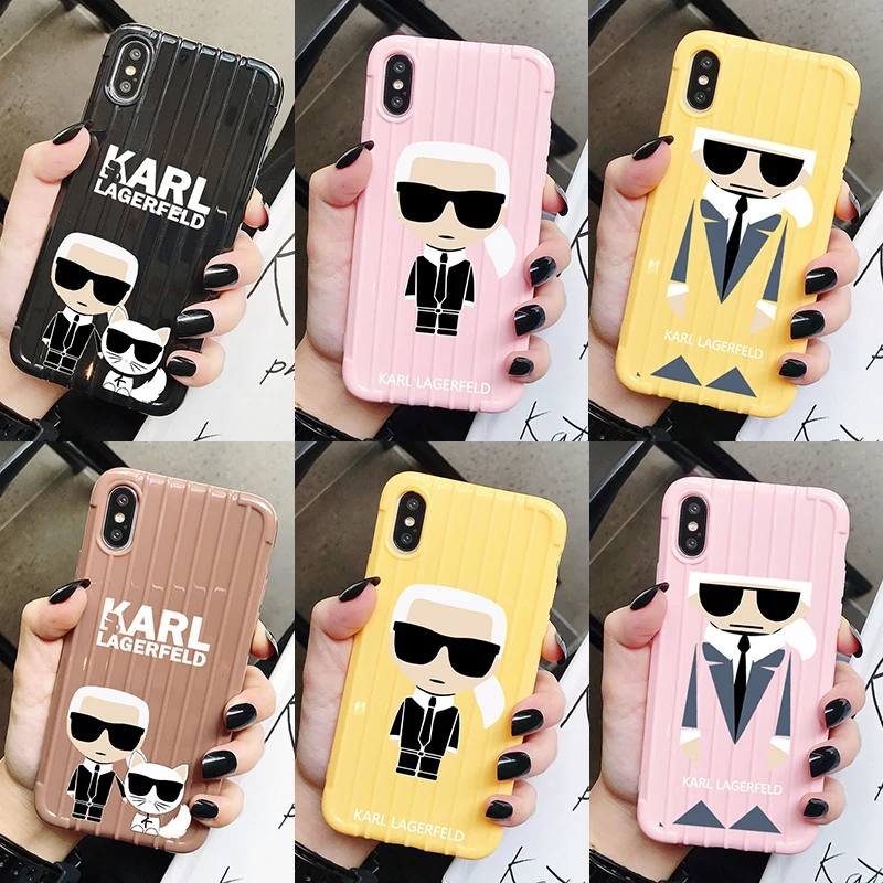 Fashion Karl Lagerfeld Trunk Case For iPhone 11 XR X Xs Max 8 7 6 Plus 6S 5S SE Pro Soft TPU Phone Cover Back Coque
Fashion Karl Lagerfeld Trunk Case For iPhone 11 XR X Xs Max 8 7 6 Plus 6S 5S SE Pro Soft TPU Phone Cover Back Coque