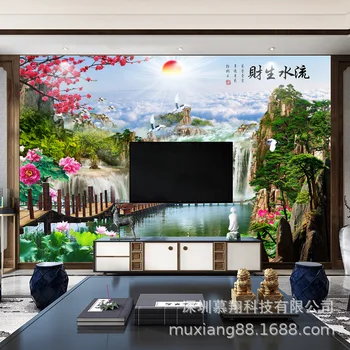 Natural Landscape Waterfall Make Money Living Room Television Sofa Wall Painting Theme Restaurant Hotel Wallpaper Painting
Natural Landscape Waterfall Make Money Living Room Television Sofa Wall Painting Theme Restaurant Hotel Wallpaper Painting