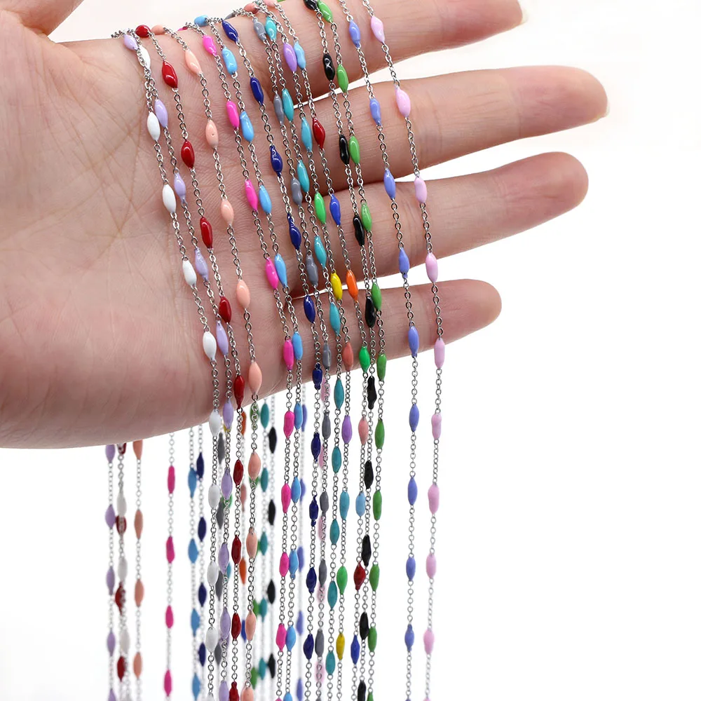 1 Meter Handmade Gold Wire Wrapped Rosary Chain stone Beads Chains for Jewelry Making DIY Necklace Bracelet Anklet Accessories
1 Meter Handmade Gold Wire Wrapped Rosary Chain stone Beads Chains for Jewelry Making DIY Necklace Bracelet Anklet Accessories