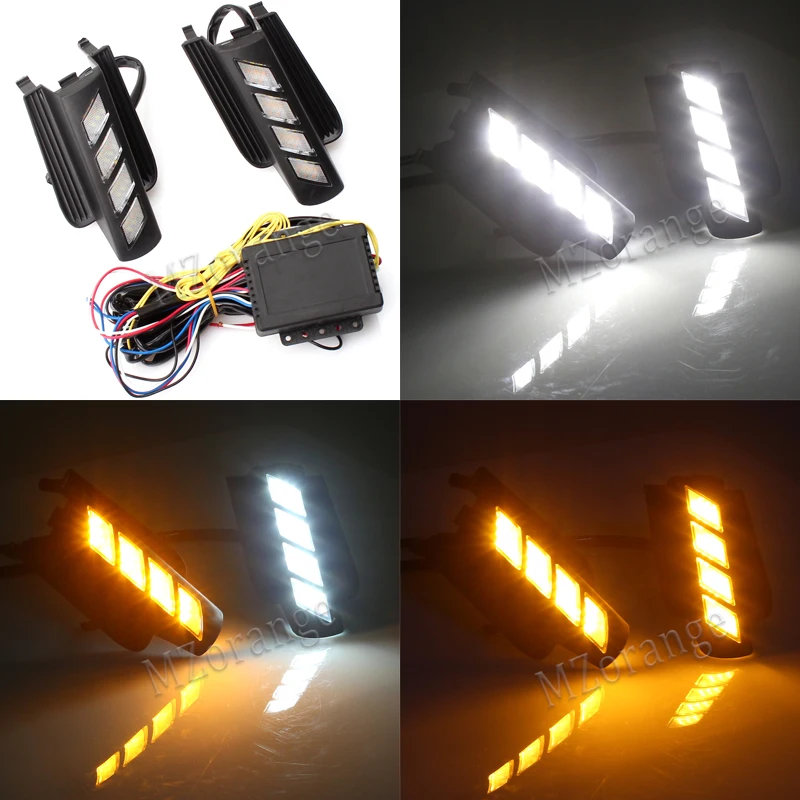 MIZIAUTO 1 set Daytime Running Lights For Toyota Prado 120 Land cruiser LC120 FJ 120 2003-2009 LED DRL with trun Yellow Signal 
MIZIAUTO 1 set Daytime Running Lights For Toyota Prado 120 Land cruiser LC120 FJ 120 2003-2009 LED DRL with trun Yellow Signal