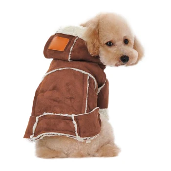 Winter Dog Cotton Clothes Pet Plush Garment Thickened Coat Warm Hoodies Jacket With Hat Outdoor Pet Supplies 
Winter Dog Cotton Clothes Pet Plush Garment Thickened Coat Warm Hoodies Jacket With Hat Outdoor Pet Supplies