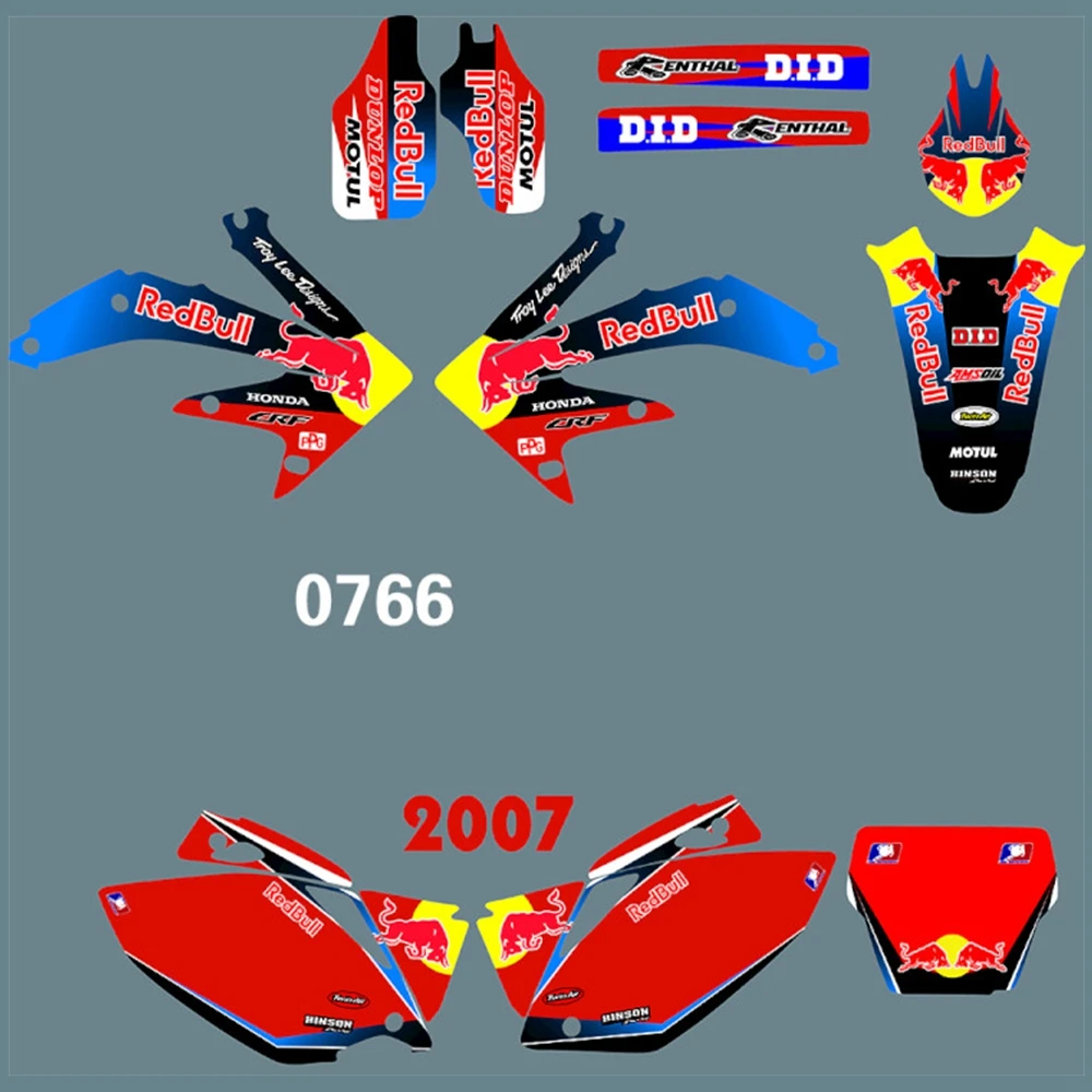For HONDA CRF450R CRF450 2007 Graphics Decals Stickers Custom Number Name 3M Full Motorcycle Backgrounds Stickers Accessories
For HONDA CRF450R CRF450 2007 Graphics Decals Stickers Custom Number Name 3M Full Motorcycle Backgrounds Stickers Accessories