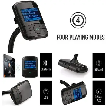 International Bluetooth FM Transmitter Car Mp3 player Radio Adapter Handsfree Bluetooth Receiver In-car Stereo Kit Car X4B2
International Bluetooth FM Transmitter Car Mp3 player Radio Adapter Handsfree Bluetooth Receiver In-car Stereo Kit Car X4B2