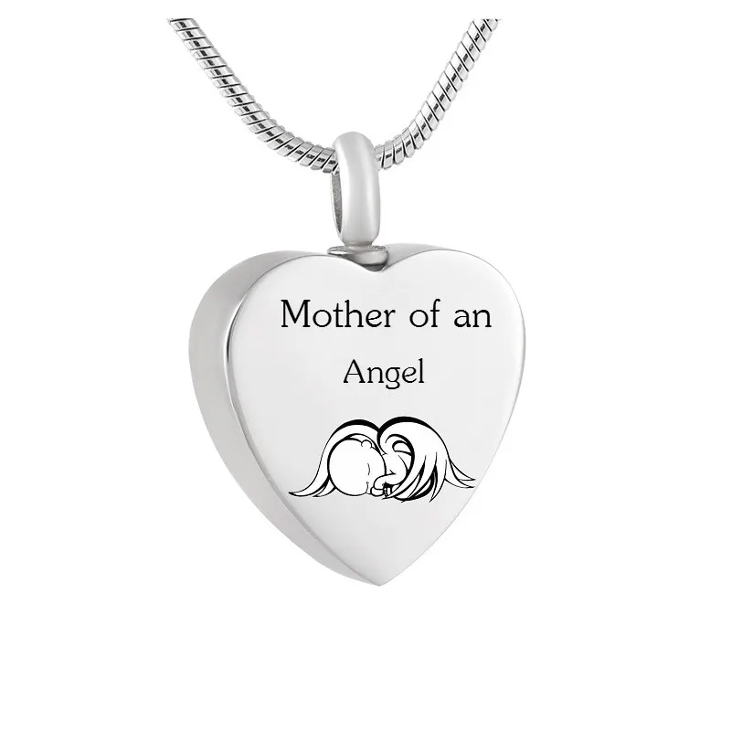 LHP134 Mother of an Angel Cremation Ashes Keepsake Necklace for Mother Loss of Child/Baby Remembrance Jewelry
LHP134 Mother of an Angel Cremation Ashes Keepsake Necklace for Mother Loss of Child/Baby Remembrance Jewelry