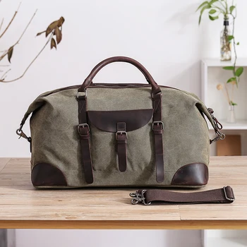 Dropshipping Men Travel Bag Canvas Leather Carry On Luggage Bag Mens Large Capacity Weekender Bag Tote Overnight Bag 
Dropshipping Men Travel Bag Canvas Leather Carry On Luggage Bag Mens Large Capacity Weekender Bag Tote Overnight Bag