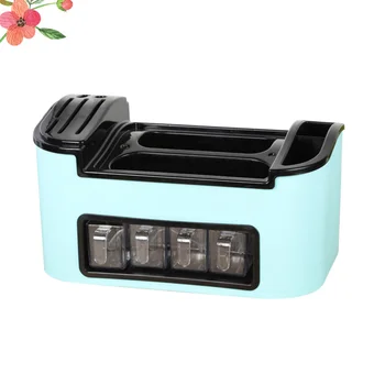 Household Seasoning Storage Box Set Multi-functional Combination Condiment Storage Rack Kitchen Utensils Storage Shelf (Light Bl
Household Seasoning Storage Box Set Multi-functional Combination Condiment Storage Rack Kitchen Utensils Storage Shelf (Light Bl