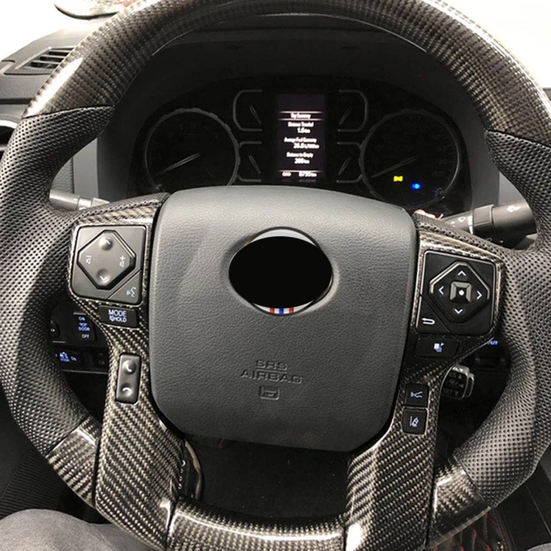 For Toyota Tacoma 2016-2019 Carbon Style Steering Wheel Middle Decorative Cover Trim Accessories car styling
For Toyota Tacoma 2016-2019 Carbon Style Steering Wheel Middle Decorative Cover Trim Accessories car styling