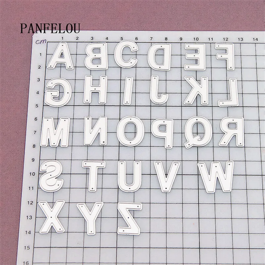 English alphabet 1lot=26pcs paper die cutting stencils punch Metal cuts dies cutting dies Scrapbooking DIY Embossing mould card
English alphabet 1lot=26pcs paper die cutting stencils punch Metal cuts dies cutting dies Scrapbooking DIY Embossing mould card