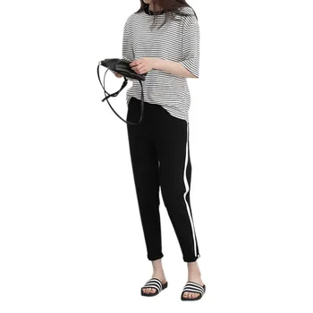 2017 Fashion Women Side Stripes Harem Pants Women Black Casual High Waist Pants Drawstring Trousers Pantalon Femme 1
2017 Fashion Women Side Stripes Harem Pants Women Black Casual High Waist Pants Drawstring Trousers Pantalon Femme 1