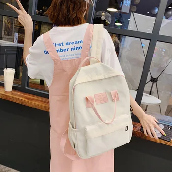 New Women Large capacity Backpack Fashion simple Teenage girl student schoolbag Female Multi-pocket Travel backpack Computer Bag 
New Women Large capacity Backpack Fashion simple Teenage girl student schoolbag Female Multi-pocket Travel backpack Computer Bag