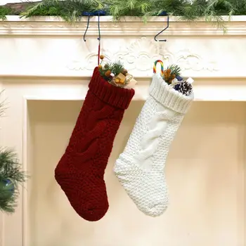4/6 Pairs Knitted Mid Calf Length Socks Delicate Design Practical Multi-function Xmas Tree Hanging Candy Bag Gift Socks
4/6 Pairs Knitted Mid Calf Length Socks Delicate Design Practical Multi-function Xmas Tree Hanging Candy Bag Gift Socks