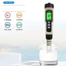 PH Meter/ORP/TEMP Water Quality Tester LCD Digital Display Waterproof Rating IP67 Portable 4-In-1 Hydrogen-Rich Test Pen
PH Meter/ORP/TEMP Water Quality Tester LCD Digital Display Waterproof Rating IP67 Portable 4-In-1 Hydrogen-Rich Test Pen