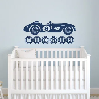 Race Car Wall Decal -custom Name Race Car Vinyl Sticker Gift For Boy Kids Bedroom Decoration NR69
Race Car Wall Decal -custom Name Race Car Vinyl Sticker Gift For Boy Kids Bedroom Decoration NR69