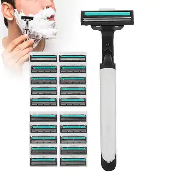 Traditional Men's Manual Beard Shaver Vintage Facial Beard Hair Removal Safety Razors Beard Shaving Tool Safety Razor Blade
Traditional Men's Manual Beard Shaver Vintage Facial Beard Hair Removal Safety Razors Beard Shaving Tool Safety Razor Blade