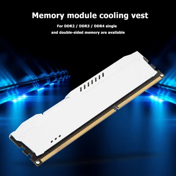 Classic Colors RAM Cooler Radiator Simple Enduring Cooling Heat Sink for DDR2 DDR3 DDR4 Heat Dissipation Pad
Classic Colors RAM Cooler Radiator Simple Enduring Cooling Heat Sink for DDR2 DDR3 DDR4 Heat Dissipation Pad