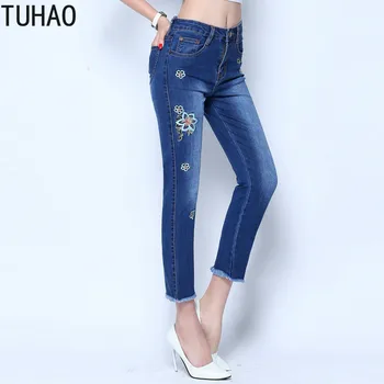 TUHAO Female Embroidered Jeans High Waisted Embroidery Denim Jeans Plus Size 7XL 6XL Women's Jeans Woman 2020 Spring Summer WM53
TUHAO Female Embroidered Jeans High Waisted Embroidery Denim Jeans Plus Size 7XL 6XL Women's Jeans Woman 2020 Spring Summer WM53