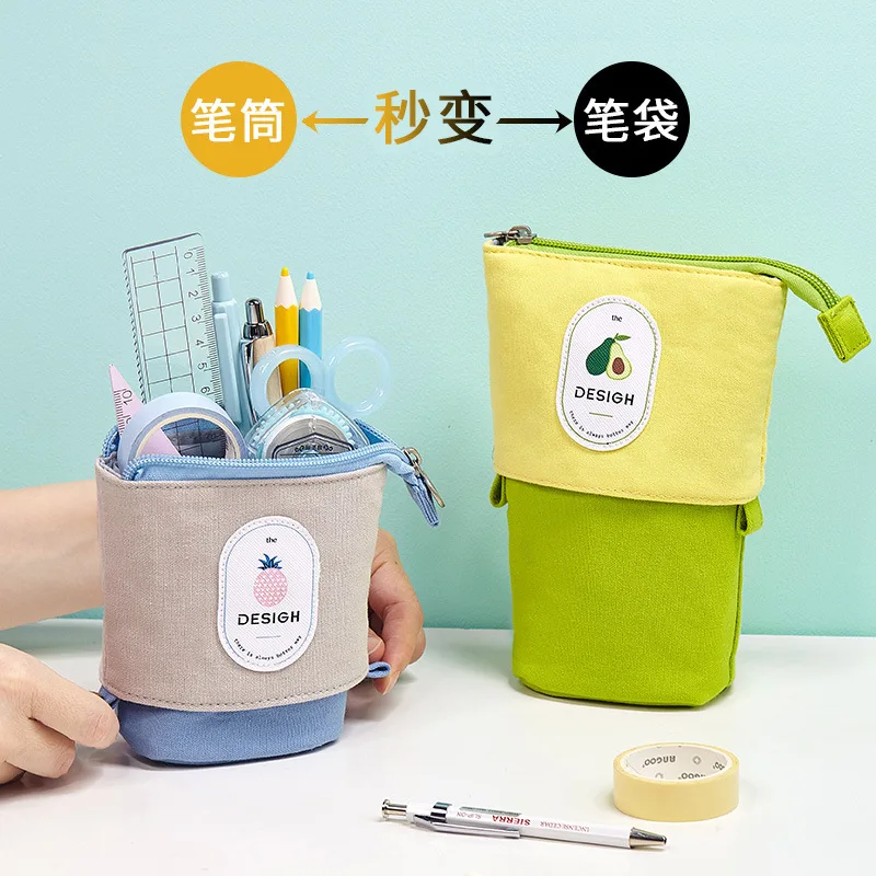 Fruit series variable drop-down canvas pen bag Korean lovely simple multi-functional creative pen container pen bag stationery b
Fruit series variable drop-down canvas pen bag Korean lovely simple multi-functional creative pen container pen bag stationery b