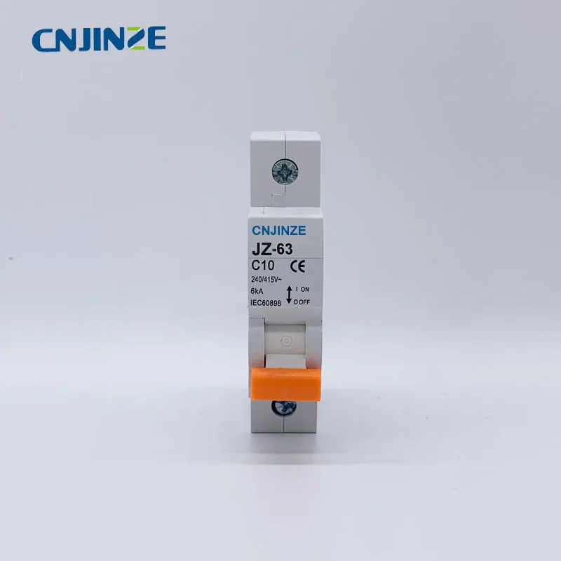 CNJINZE Circuit Breaker Low-voltage Miniature Air Circuit Breaker 1pole Purple Orange handle miniature circuit breaker 10A
CNJINZE Circuit Breaker Low-voltage Miniature Air Circuit Breaker 1pole Purple Orange handle miniature circuit breaker 10A
