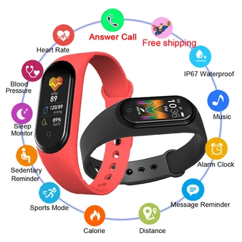 2020 Smart Watch Men Women Fitness Track Sports Bluetooth Music Call Blood Pressure Bracelet M5 For Apple Android Xiaomi HUAWEI
2020 Smart Watch Men Women Fitness Track Sports Bluetooth Music Call Blood Pressure Bracelet M5 For Apple Android Xiaomi HUAWEI