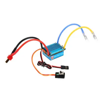 

Waterproof Brushed ESC 160A 3S with 5V 1A BEC T-Plug/XT60 -Plug For 1/12 RC Car Multiple Protection Bidirectional Operation Mode