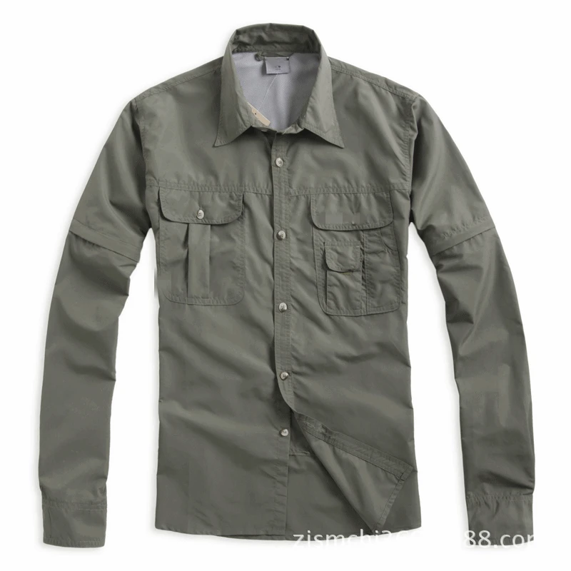 Deconstructable Two Quick Drying Clothes Men's Shirt Set kuai gan yi Mountaineering
Deconstructable Two Quick Drying Clothes Men's Shirt Set kuai gan yi Mountaineering