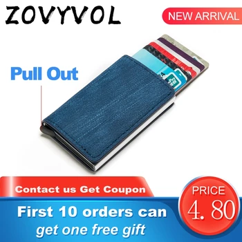 ZOVYVOL Men's Magic Slim Pull Out Wallet Denim Purse Card Holder RFID Blocking Card Holder Anti-theft Clutch Single Box
ZOVYVOL Men's Magic Slim Pull Out Wallet Denim Purse Card Holder RFID Blocking Card Holder Anti-theft Clutch Single Box