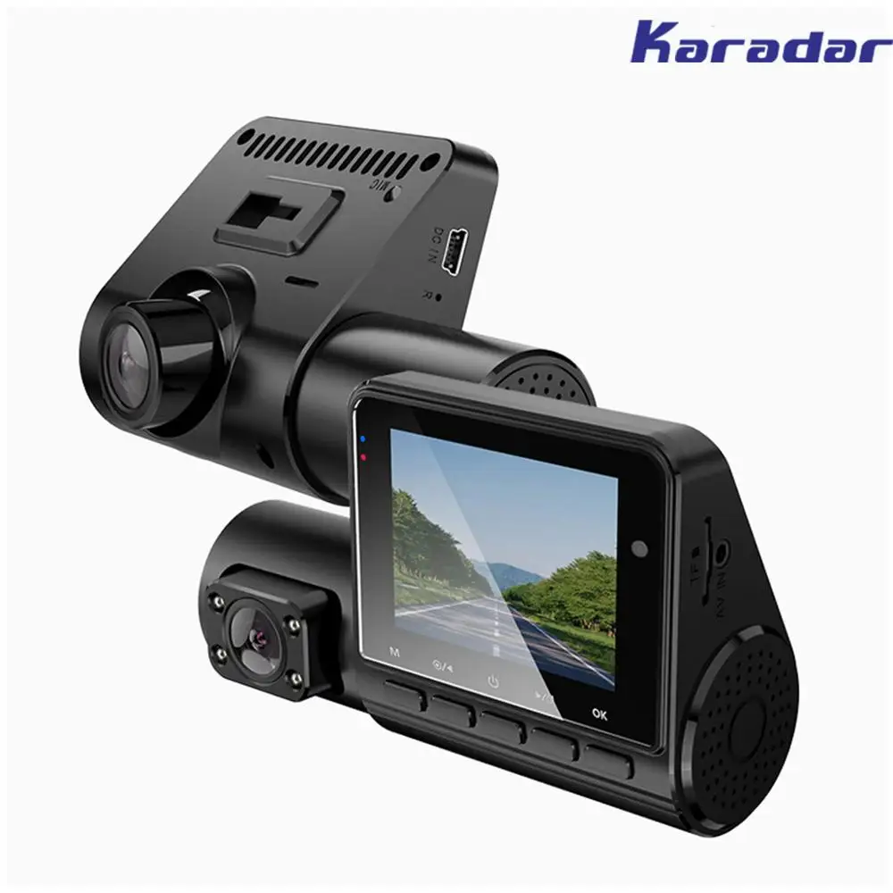 Автомобильный GPS Dash Cam 1080P вождения Регистраторы HD ИК Ночное видение DVR