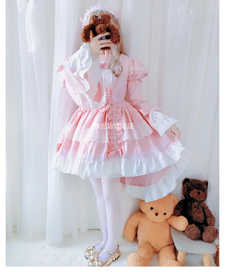 Luogen Coyoung Store Cosplay Sweet Lolita Dress Retro Lace Bowknot Flare Sleeve Victorian Kawaii Girl Gothic 22 Luogen Coyoung Store Cosplay Sweet Lolita Dress Retro Lace Bowknot Flare Sleeve Victorian Kawaii Girl Gothic -Zentai shop online H9c1c9e06f9a64d2798cfd347013dfdadP.jpg