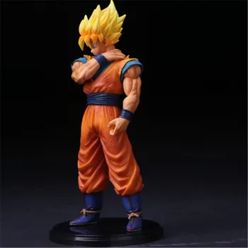 

Dragon Ball Z Goku Super SaiYan Awakening Gohan Father Trunks Vegeta PVC Anime Figure DBZ Collection Model 21cm