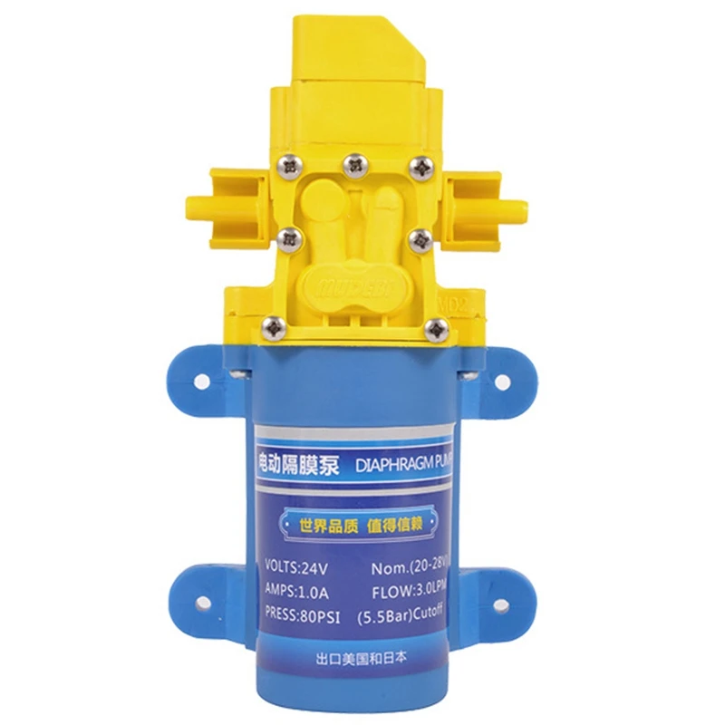 24V Small Diaphragm Self-Priming Pump Booster Pump Household Water Purifier Explosion-Proof Self-Priming Pump
24V Small Diaphragm Self-Priming Pump Booster Pump Household Water Purifier Explosion-Proof Self-Priming Pump